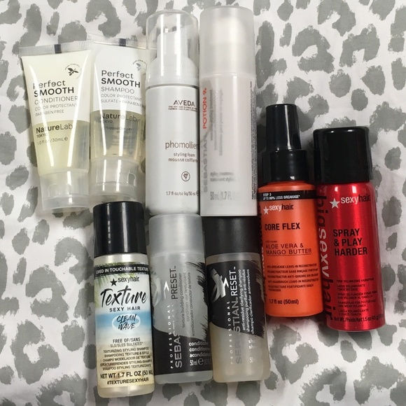 🎄9pc Hair Care Bundle🎄 shampoo styling great stocking stuffers! - Picture 1 of 5